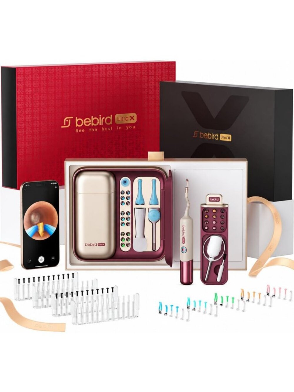 Bebird EarSight Ultra X 4K HD Ear Wax Removal Tool Camera with Luxury Gift Box